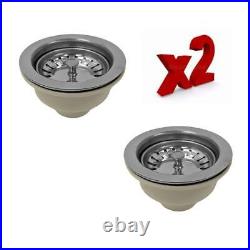 1.5 Bowl Inset or Undermounted Brushed Stainless Finish Kitchen Sink 670x440