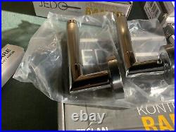 10 X Set Of Door Furniture Chrome And Brushed Stainless Steel