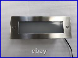 15-off New Saxby Siena Brushed Stainless Steel LED Wall Lights