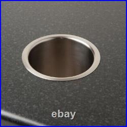 2 no Dolphin Bin Ring Counter Waste Chute BC915 brushed stainless steel