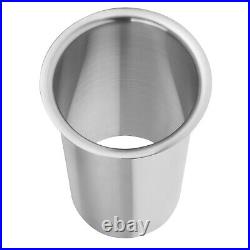 2 no Dolphin Bin Ring Counter Waste Chute BC915 brushed stainless steel