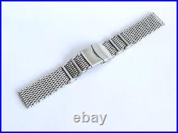 22mm Heavy Shark Mesh Brushed Stainless Steel, Fits Seiko 7002-7000, 6309-7290