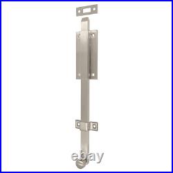 300mm Grade 304 Brushed Stainless Steel Sliding Bolt with Strike Plate for Gates