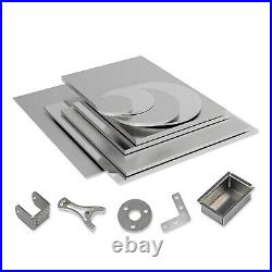 304 A2 Stainless Steel Sheet Brushed Polish, 0.6mm 5mm Thickness Various Sizes