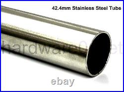 42.4mm Ø Brushed Stainless Steel MODULAR HANDRAIL System & FITTINGS Grade 304