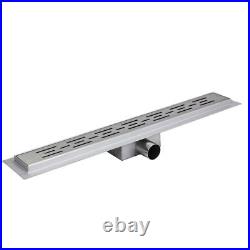 600mm to 1500mm Stainless Steel Wetroom Shower Drain Channel Trap Gully (#1)