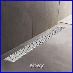 600mm to 1500mm Stainless Steel Wetroom Shower Drain Channel Trap Gully (#7)