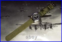 A Custom Made'WW2 A11' Style Homage Mecha-Quartz Hybrid Watch. 36mm 200m WR