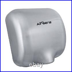 Airsenz i-Force Hand Dryer Automatic High Speed Sturdy Eco Drier White Chrome