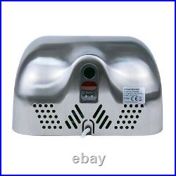 Airsenz i-Force Hand Dryer Automatic High Speed Sturdy Eco Drier White Chrome