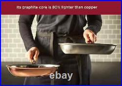 All-Clad 3-Quart Stainless-Steel Saute Pan 3-Qt Graphite Core (Brushed Exterior)