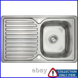 Astini Velia 1.0 Bowl Brushed Stainless Steel Kitchen Sink AS1347