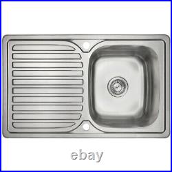 Astini Velia 1.0 Bowl Brushed Stainless Steel Kitchen Sink AS1347