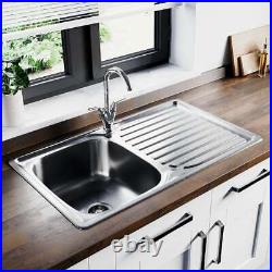 Astini Velia 1.0 Bowl Brushed Stainless Steel Kitchen Sink & Waste AS1347