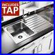 Astini Vicenza 1.0 Bowl Brushed Stainless Steel Kitchen Sink & 5EBS Tap