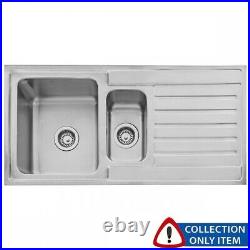 Astini Vicenza 1.5 Bowl Brushed Stainless Steel Kitchen Sink