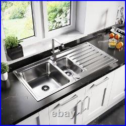 Astini Vicenza 1.5 Bowl Brushed Stainless Steel Kitchen Sink