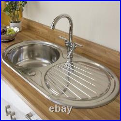 Astini Zerox 1.0 Bowl Brushed Stainless Steel Kitchen Sink & Waste AS5317