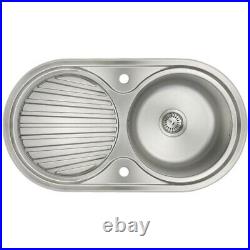 Astini Zerox 1.0 Bowl Brushed Stainless Steel Kitchen Sink & Waste AS5317