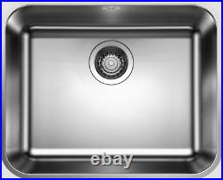 BLANCO Supra 500-U Single Bowl Kitchen Sink Undermount Brushed Stainless Steel