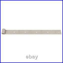 Band Hinge, 40x5mm Section, 16mm Diameter Pin, Grade 316 Stainless Steel Brushed