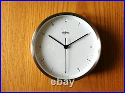 Barigo ship clock brushed stainless steel quartz movement