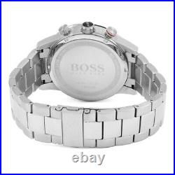 Boss Mens Watch Stainless Steel Silver Bracelet & Black Dial Hb1513509 Genuine