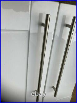 Box of 50 Brushed Nickel Steel T Bar Kitchen Cabinet Door & Drawer Handles