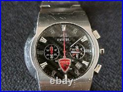 Breil Ducati Gents Chronograph Watch Black & Chrome Dial Brushed Stainless Steel