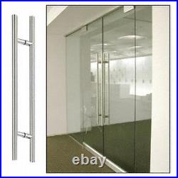 Brushed Stainless Steel Extra Length Ladder Style Back-to-Back Pull Handle