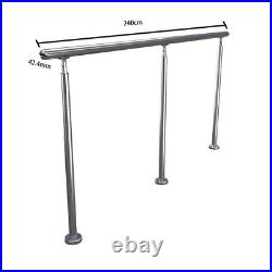Brushed Stainless Steel Handrail Balustrade Stair Hand Rail Banister In/Outdoor
