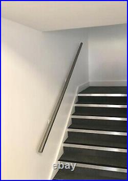 Brushed Stainless Steel Stair Handrail Staircase Bannister Wall Rail Bar