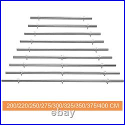 Brushed Stainless Steel Stair Handrail Staircase Bannister with Wall Brackets