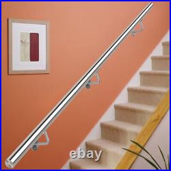 Brushed Stainless Steel Stair Handrail Wall Rail Bar Staircase Bannister Bracket