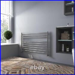 Brushed Stainless Steel Towel Rail Radiator Bathroom Warmer 1000mm x 600mm