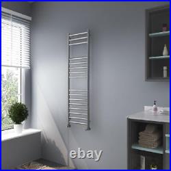 Brushed Stainless Steel Towel Rail Radiator Bathroom Warmer 350mm x 1200mm