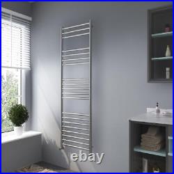 Brushed Stainless Steel Towel Rail Radiator Bathroom Warmer 500mm x 1600mm