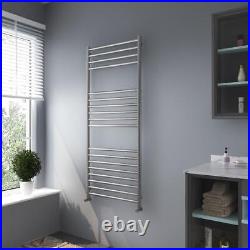 Brushed Stainless Steel Towel Rail Radiator Bathroom Warmer 600mm x 1400mm