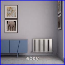 Brushed Stainless Vertical & Horizontal Designer Radiators CARISA Sarp (4 Sizes)