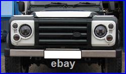 Brushed Stainless steel front BUMPER for Land Rover Defender Heritage SVX 90 110