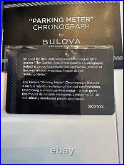 Bulova Parking Meter Chronograph Limited Edition 98B390 Brand New! Number 2929