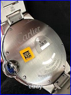 Cartier Ballon Bleu 40mm WSBB0040, Unworn 2023, Warranty Box & Papers. RRP £6950
