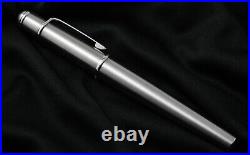 Cartier Diabolo Brushed Stainless Steel & Palladium Rollerball Pen