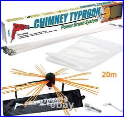 Chimney Sweep Power sweeping Chimney Brush DIY set flexible Chimney TyphoonT