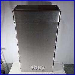 Classic 30 Litre Brushed Stainless Steel Waste Bin (With Lid) NEW