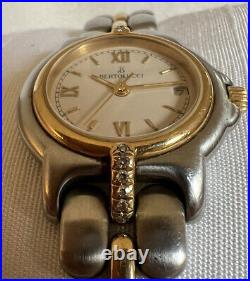 Classic Swiss Bertolucci Pulchra Quartz Watch -Steel, Gold with Diamond Detail