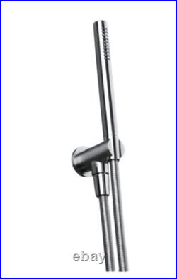 Cocoon Wall Mounted Hand Shower Set Brushed Stainless Steel DB1