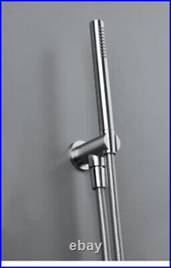 Cocoon Wall Mounted Hand Shower Set Brushed Stainless Steel DB1