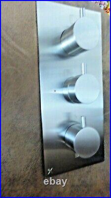 Crosswater MPRO 3 Way 3001 Brushed Stainless Steel WLBP2000RC+ Mixer Shower