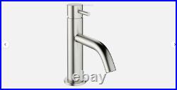 Crosswater MPRO Monobloc Basin Mixer Tap Brushed Stainless Steel PRO110DNV